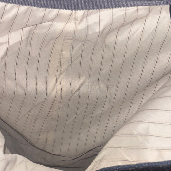 Prada Blue and Tan Wool Pencil Skirt - Picture 8 of 17